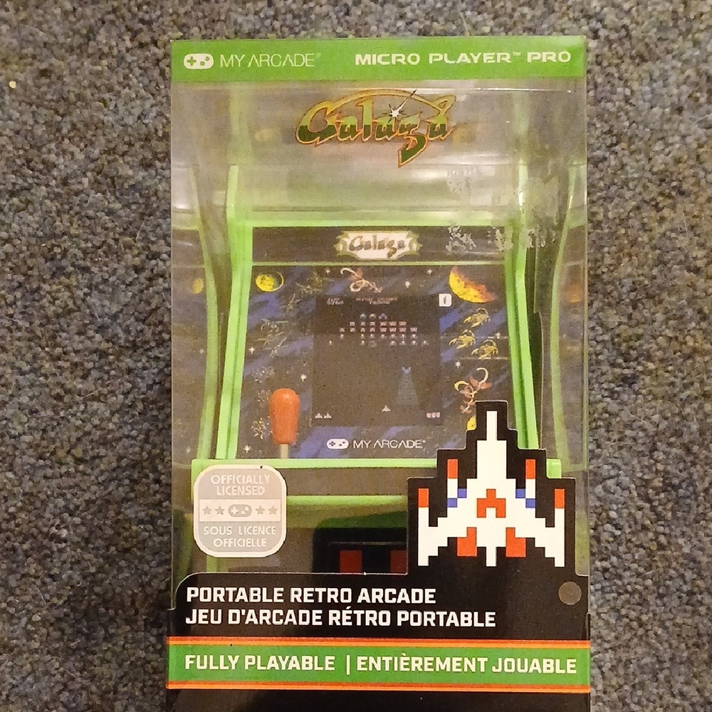 My Arcade Micro Player Pro Galaga Portable Retro Arcade